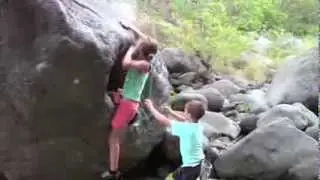 Margot et Max Bertone (8 et 6 ans) sortent une 6B