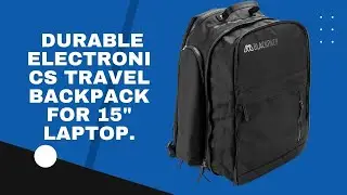 Durable Electronics Travel Backpack for 15