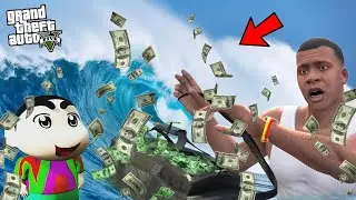 GTA 5 : FRANKLIN FOUND A BAG FULL OF CASH NEAR HIS HOUSE
