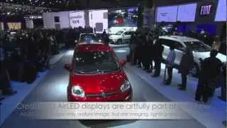 CreateLED's creative visualization solutions add glamour to FIAT Panda Paris Car Show, 2012.mov