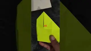 paper folding frog with activity of class 3 shapes #diy #frog #paperfolding # art