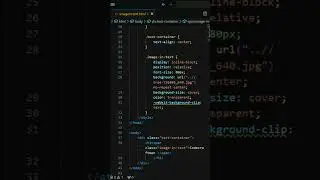 | Image In Text | HTML | CSS | #html #css #javascript #youtubeshorts #trending #coding #programming
