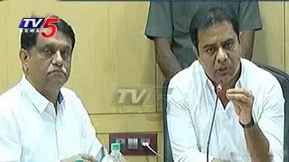No Progress in KTR's 100-day Action Plan | KTR Serious On GHMC Officers | TV5 News