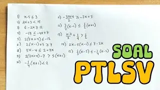 GINI CARA JAWAB SOAL PERTIDAKSAMAAN LINEAR SATU VARIABEL‼️
