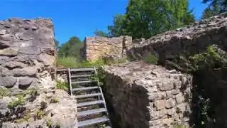Geocaching - Ruine Scheidegg bei Tecknau