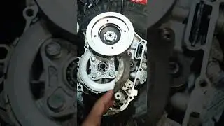 Simple way to fit clutch plate Hero Honda Splendor ki clutch plate