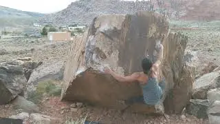Red Rocks: Square Arete (V6/V7) [Sylvia]