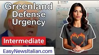Trump's Greenland Defense Claim Sparks Danish Outrage | Intermediate #LearnItalian