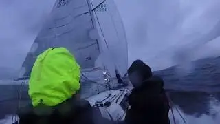 J92 Samurai J  surfing downwind