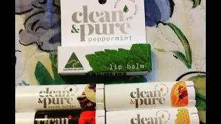 Clean & Pure Lip Balm Review
