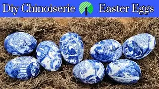 DIY Chinoiserie Eggs | Spring/Easter Craft Ideas