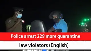 Police arrest 229 more quarantine law violators (English)