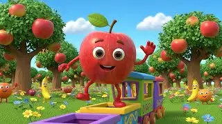 Counting Fruits Train | Fun Fruit Counting Song for Toddlers to Learn Numbers