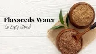 Flax seed water High Fiber Morning Drink