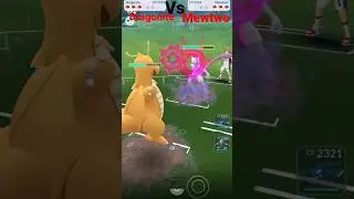 Dragonite vs Mewtwo battle||legends Pokemon fight video||#pokemon #gaming #shorts