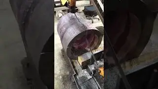 LIQUID PENETRANT IN METALLURGICAL LABORATORY PRIOR MECHANICAL TESTING AFTER BAND SAW CUTTING (NDT)