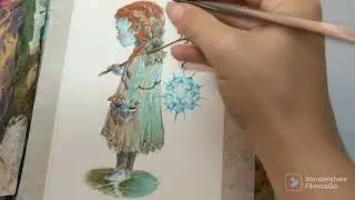 Painting Process - The Star Bearer