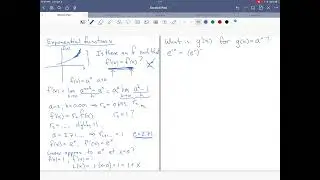 Exponential functions and their derivatives