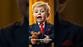 Talking Baby Trump 51st State 👶🏈🏒🐓 #funny #happy #memes #trump #politics #shorts #baby