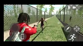 Franklin fighting for zombies and collect the coin