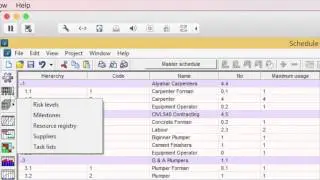 5- Insert The Correct Number of Resources (Schedule Cost Loading)