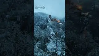 Зимний замок в Германии / Winter wonderland in Manderscheid #castle  #germany