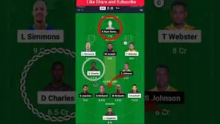 sck vs tls dream11 trinidad t10 blast match #dream11 #sckvstls #shorts