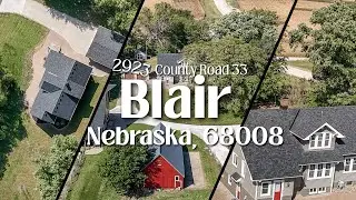 Stunning 1920&rsquo;s Craftsman Acreage | 12+ Acres Near Blair, Nebraska | Drone Fly-Through Tour