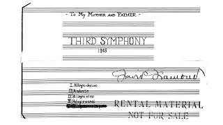 [Score] David Diamond - Symphony No. 3 (1945)