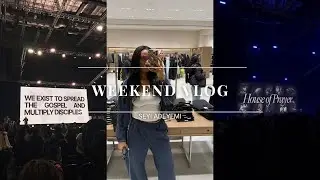 Faith First, Then a Little Shopping| Weekend Vlog