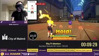 BLINDFOLDED Ring Fit Adventure [Beat World 1 (Intensity 30)] by ventifer - #ESASummerOnline