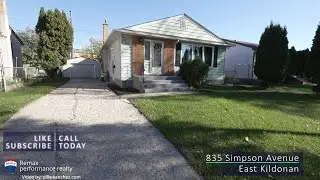 House for Sale at 835 Simpson Avenue in East Kildonan Winnipeg
