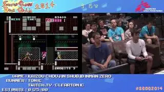 Kaizou Choujin Shubibinman Zero by tonic in 17:42 - SGDQ2014 - Part 19
