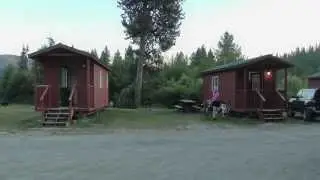5 Cycling across America. Lolo Hot Springs camp site