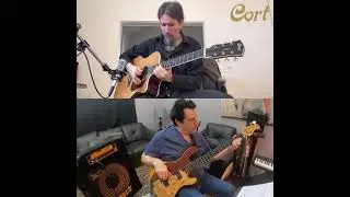 Bumblefoot & Jeff Berlin [30-second acoustic fusion jam]