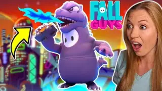 Godzilla TOOK OVER Fall Guys! (Live)