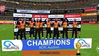 RCPL 2021 TOURNAMENT CHAMPION SRH CELEBRATION CUP 🏆