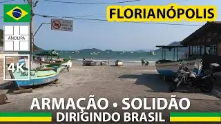Florian&oacute;polis &bull; ARMA&Ccedil;&Atilde;O - SOLID&Atilde;O 🚙 🇧🇷 Dirigindo Brasil [4K] Tour de carro pela Ilha - DRIVING