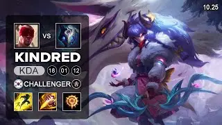 Kindred Jungle vs Lee Sin - KR Challenger Patch 10.25