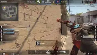 Kioshima 1v2 clutch + flick headshot