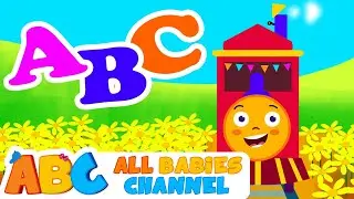 ABC Song | Learn the Alphabet on a Train | HD Nursery Rhymes | All Babies Channel