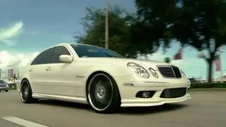Mercedes Benz E55 on 20