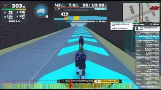 2511112 Zwift - Race: CAT & MOUSE KZR CHASE RACE (B) on The Double Borough in New York