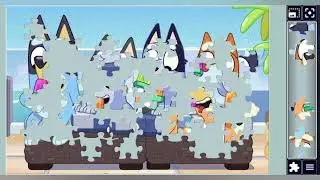 Bluey and her family enjoying Ice-cream🐶🐶🐶🐶🍦🍧🍨❄️✨️🪄//jigsaw puzzles🧩🧩//jigsaw puzzles journey🧩//