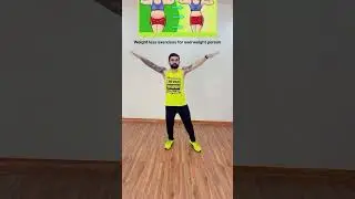 Weight loss exercises for overweight person | No Jump | #india #fitness