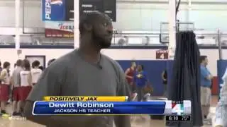 Jackson High School Teacher Shoots Hoops for Charity; Local lawyer Donates Time and Support