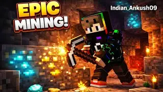 Minecraft EPIC MINING ⛏️ | Diamonds + Gold | Survival Gameplay 🔥