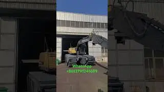 La excavadora anfibia waterway completa el montaje. #automobile #excavator #excavator