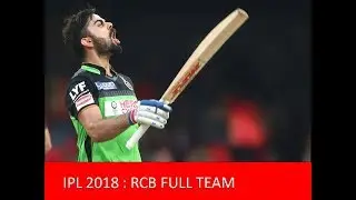 IPL Auction 2018: Royal Challengers Bangalore Final Players List