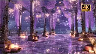 The Violet Palace of Light: A 4K Journey Through Candlelit Serenity & Enchanted Calm | ELR-045